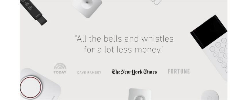 A screenshot of reviews on SimpliSafe